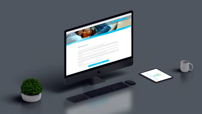 Preview website Make a difference for Mireille