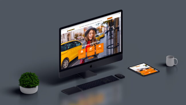 Preview website Taxibedrijf Abdi