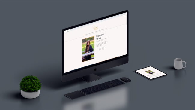 Preview website Lifecoach Sanne